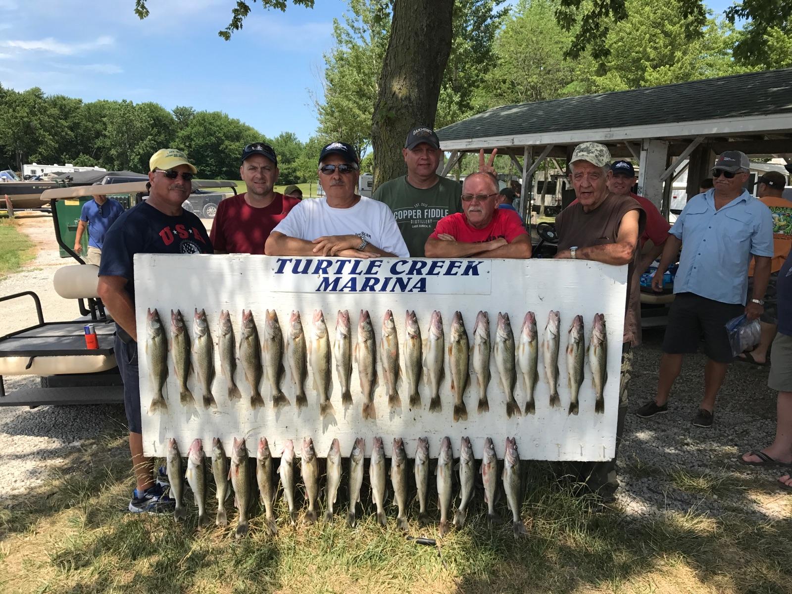 Lake Erie fishing charters fishing west of Cedar Point amusement park in Sandusky, OH. Charter boats located in Port Clinton, OH