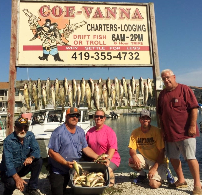 Lake Erie western basin fishing reports walleye