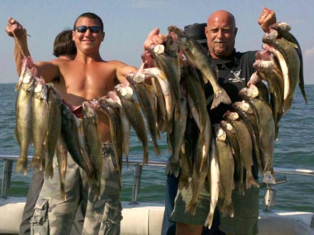 Lake Erie Walleye Charter Fishing Boat, Port Clinton