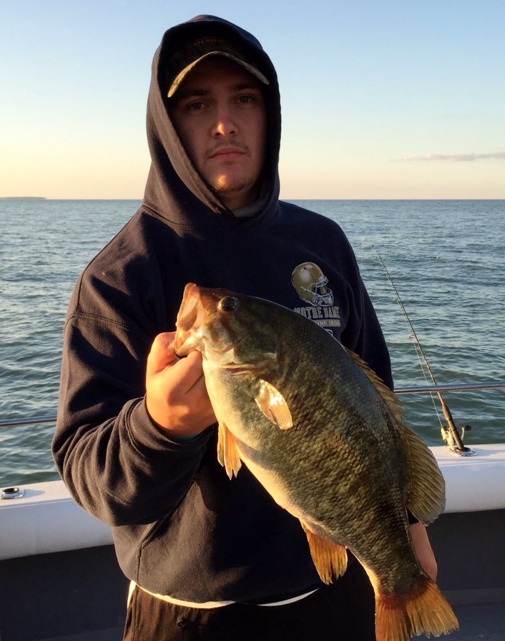 Lake Erie bass fishing