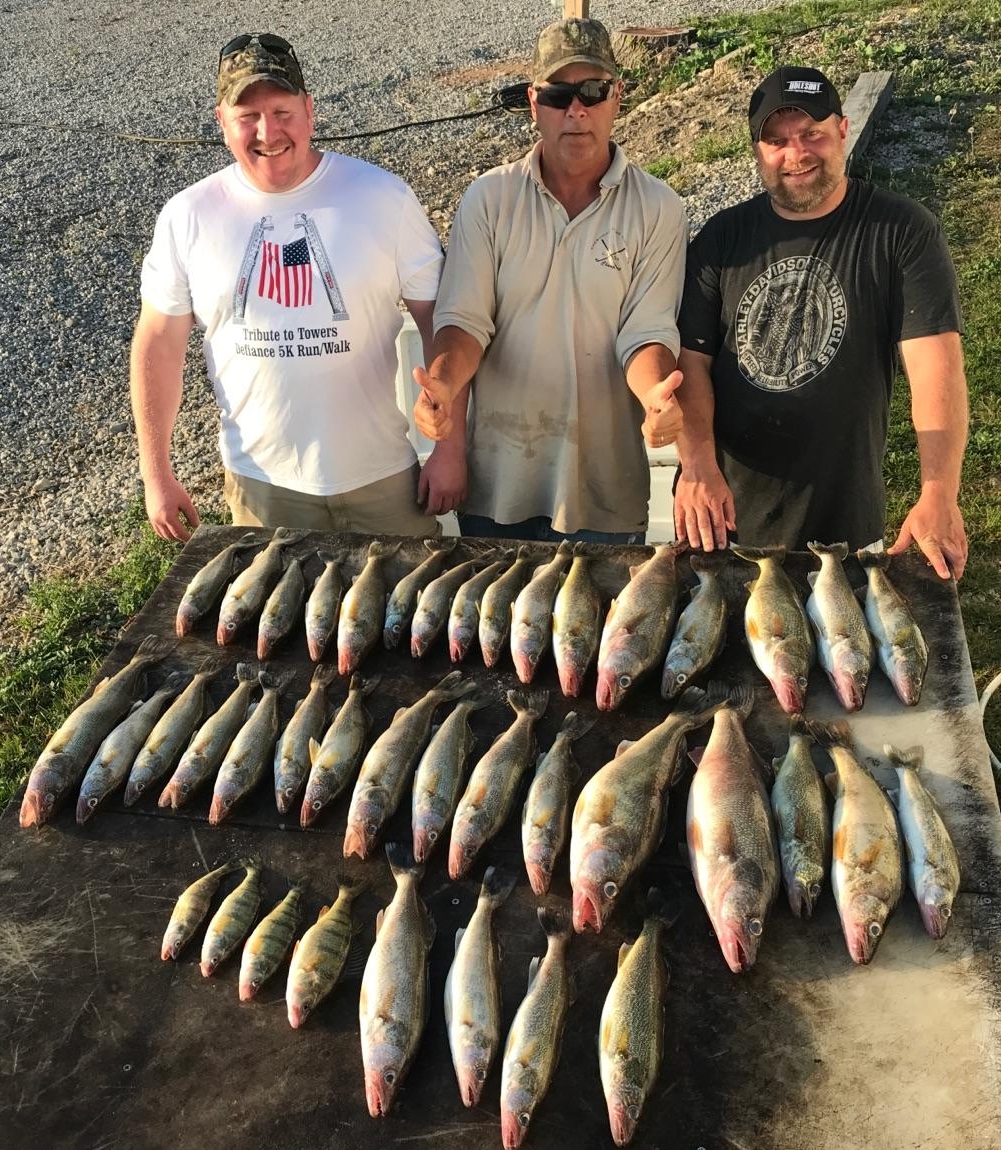 Walleye fishing on Lake Erie