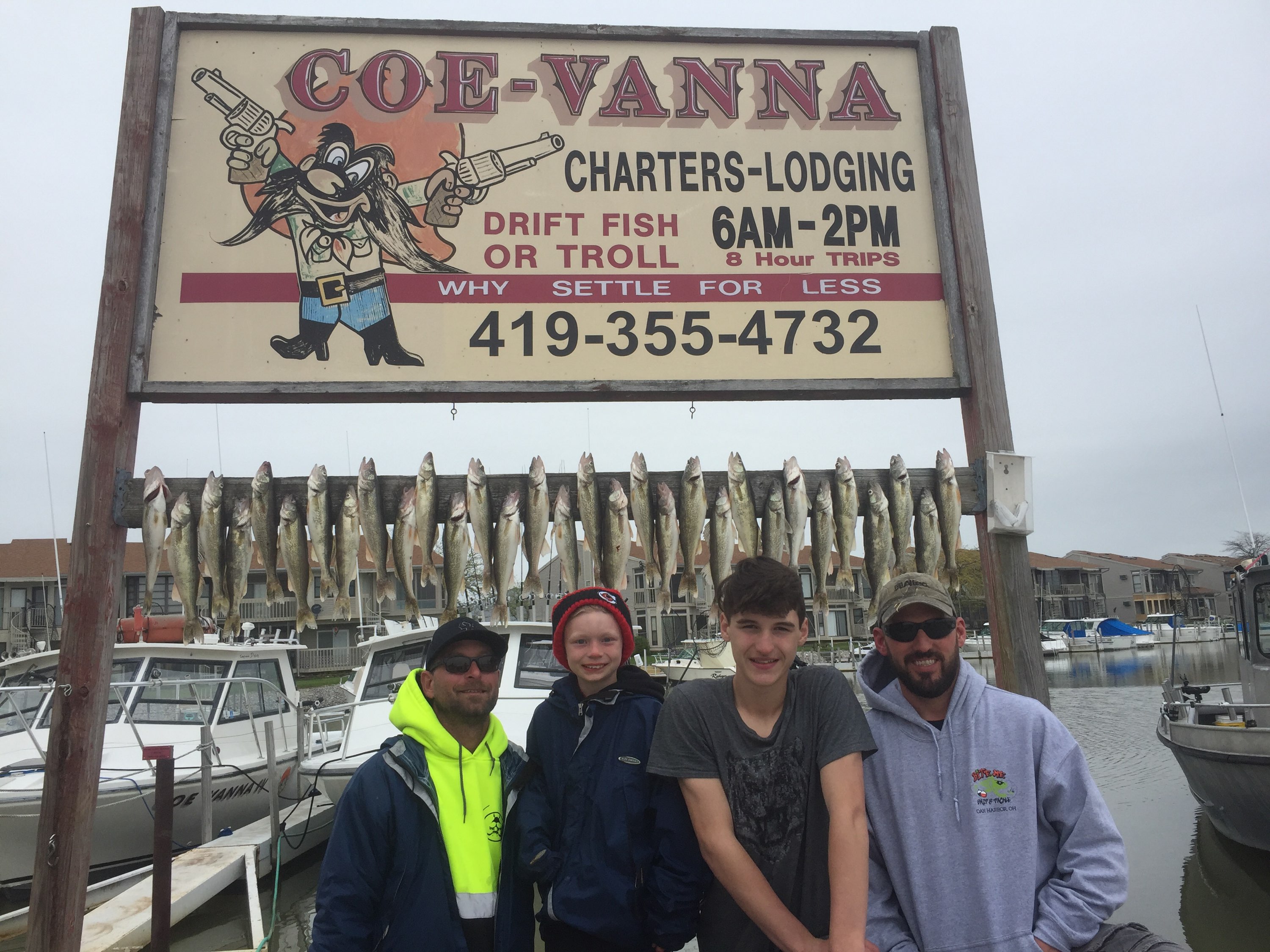 Lake Erie- Charter fishing