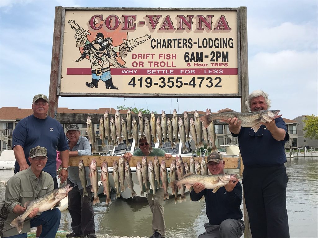 Lake Erie Walleye Charter Boats Fishing, Port Clinton