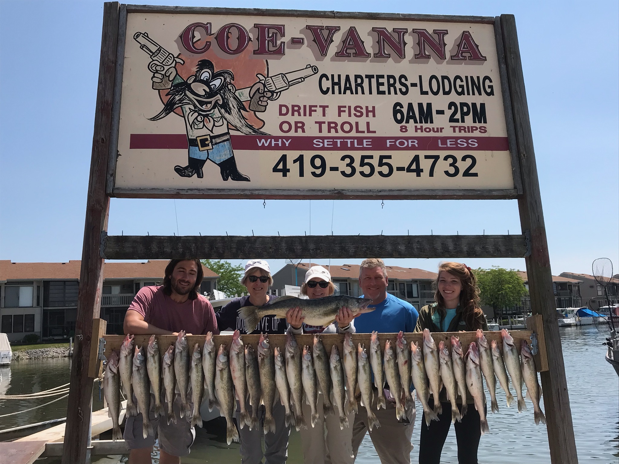 Lake Erie fishing charter boats