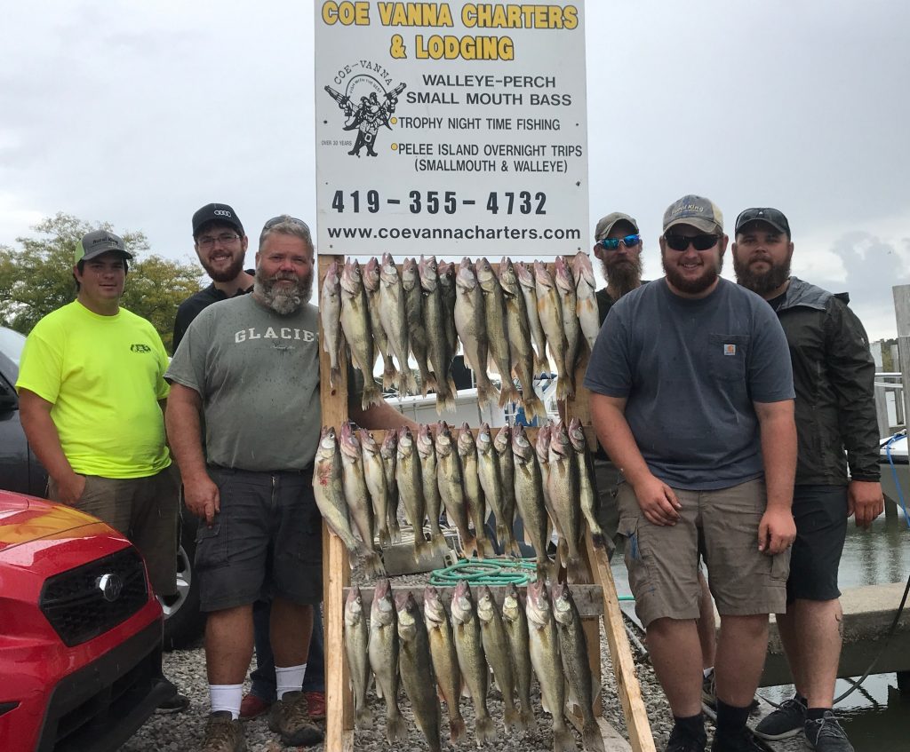 Spring 2020 Lake Erie Walleye Charter Boats Fishing Report, Port