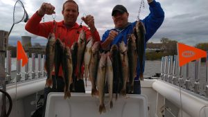 Boat fishing charters on Lake Erie Port Clinton