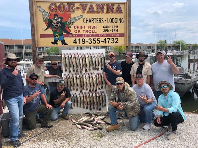 Charter fishing-Lake Erie Walleye