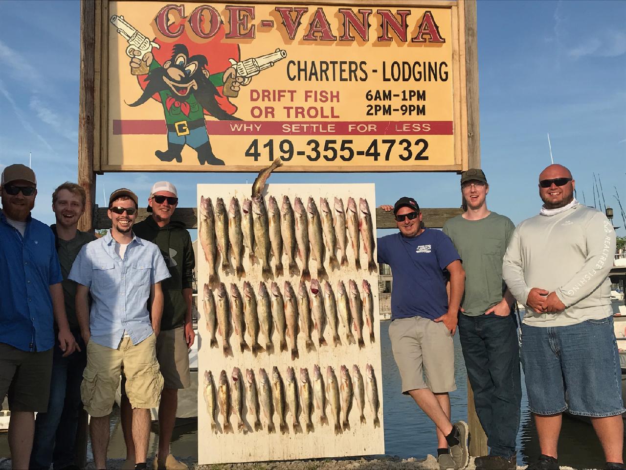 Charter Fishing L- Lake Erie