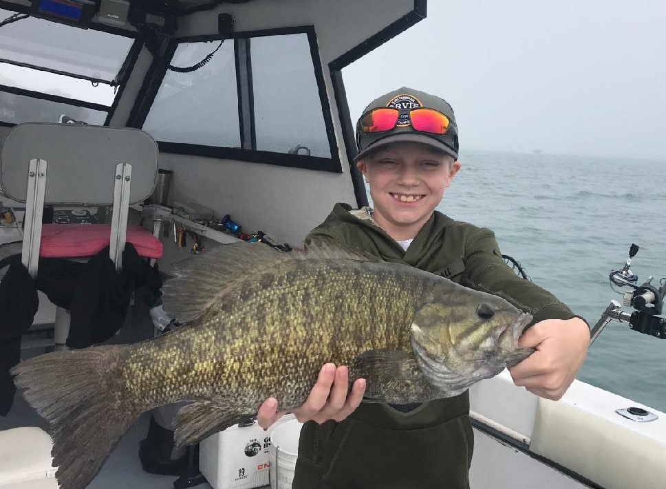 Lake Erie Bass fishing 