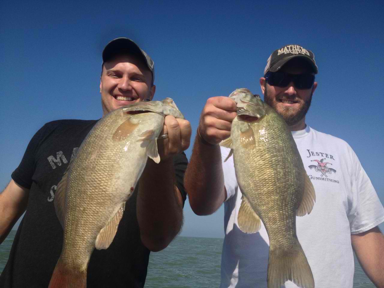 Lake Erie bass fishing 