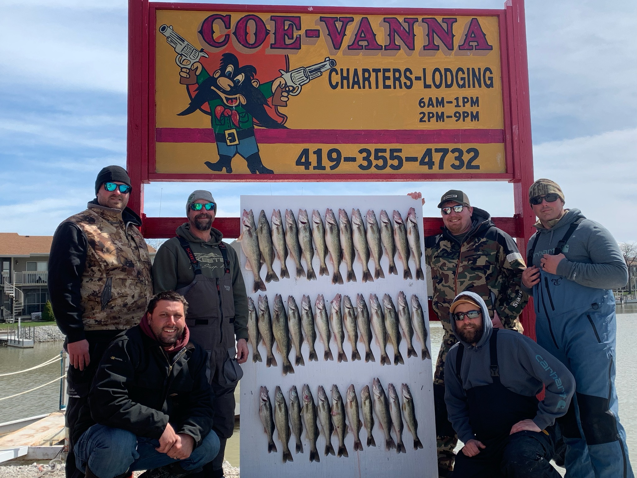 lake Erie Walleye charters