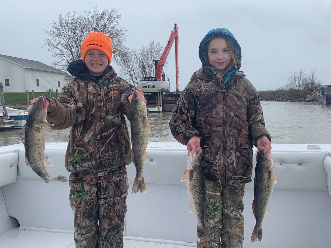 Lake Erie walleye fishing